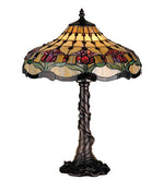 Meyda Lighting 82319 19.5"H Colonial Tulip Table Lamp