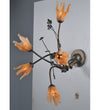 Meyda Lighting 82751 20"W Blossoming Tigerlily 5 LT Wall Sconce