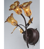 Meyda Lighting 82752 12"W Celestial Bouquet 3 LT Wall Sconce