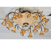Meyda Lighting 82814 32"W Celestial Bouquet 18 Arm Flushmount Ceiling Fixtures