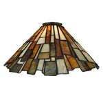 Meyda Lighting 82852 13"W Delta Jadestone Lamp Shade