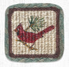 Earth Rugs WW-25 Cardinal Wicker Weave Coaster 5``x5``