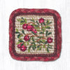 Earth Rugs WW-390 Cranberries Wicker Weave Swatch 10``x15``