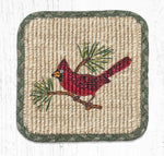 Earth Rugs WW-25 Cardinal Wicker Weave Trivet