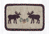 Earth Rugs WW-19 Moose/Pinecone Wicker Weave Table Runner 13``x36``