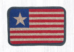 Earth Rugs WW-1032 Original Flag Wicker Weave Table Runner 13``x36``