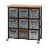 IMAX Worldwide Home Holloway 9-Drawer Cabinet