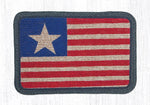 Earth Rugs WW-1032 Original Flag Wicker Weave Trivet