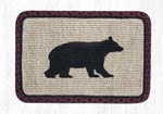 Earth Rugs WW-395 Cabin Bear Wicker Weave Trivet