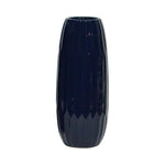 Sagebrook Home 14651-10 Ceramic 14" Vase, Navy Blue