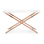 Imax Worldwide Home Clinton Acrylic Tray Console Table