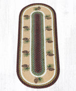 Earth Rugs OP-81 Pinecone Oval Patch 2`x6`