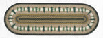 Earth Rugs OP-116 Tall Timbers Oval Patch 2`x6`