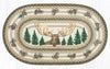 Earth Rugs OP-51 Bull Moose Oval Patch 27``x45``