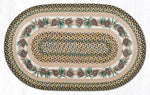Earth Rugs OP-51 Needles & Cones Oval Patch 27``x45``