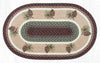 Earth Rugs OP-81 Pinecone Oval Patch 27``x45``