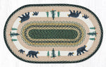 Earth Rugs OP-116 Bear Timbers Oval Patch