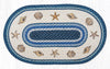 Earth Rugs OP-362 Shells Oval Patch 27``x45``