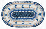 Earth Rugs OP-443 Anchor Oval Patch 27``x45``
