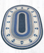 Earth Rugs OP-443 Anchor Oval Patch 4`x6`