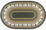 Earth Rugs OP-116 Tall Timbers Oval Patch 4`x6`