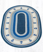Earth Rugs OP-443 Anchor Oval Patch 5`x8`
