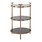 IMAX Worldwide Home Isadora Glass and Acrylic Shelf