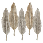 IMAX Worldwide Home Riad Silver Leaves Wall Decor
