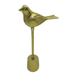 Sagebrook Home 18058-02 Metal, 15" Bird On Base, Gold