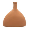 Sagebrook Home 18589-01 Ceramic, 7" Half Dome Vase, Terracotta