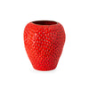 Imax Worldwide Home Strawberry Short Oversized Ceramic Vase