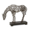 IMAX Worldwide Home CKI Anatole Woven Horse Statuary