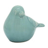 Sagebrook Home 14019-05 Ceramic Bird Figurine, 8" Sea Green