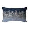 Sagebrook Home 60035 20X12" Cotton, Ombre Effect Hand Embroidery withFoil
