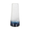 Sagebrook Home 18557-01 Glass, 11" Blue Waters Vase, Blue/White