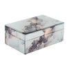 Sagebrook Home 16789-03 Wood, 8X5 Abstract Box, Black/Gold