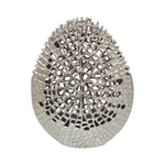 Sagebrook Home 18455-03 Metal, 14" Contemporary Vase, Silver