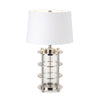 IMAX Worldwide Home Capri Aluminum and Glass Lamp