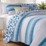 Greenland Home Pebble Beach GL-2102BMST Quilt Set 2-Piece Twin/XL