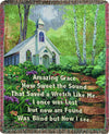 Manual Woodworker Amazing Grace, 50 x 60 Religious Throw