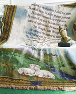 Manual Woodworker 50 x 60 In. Religious Throw, The Lord Is My Shepherd