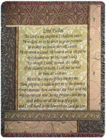 Manual Woodworker My Shepherd 23rd Psalm,50 x 60-Inch Tapestry Throw