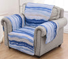 Greenland Home Crystal Cove Blue Arm Chair, 81x81 Inches