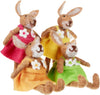 Kalalou CHB1607 Colorful Felt Rabbits Set of 4