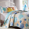 Greenland Home Montego GL-2012AMSQ Quilt Set 3-Piece Full/Queen