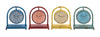 Benzara The Unique Metal Desk Clock 4 Assorted