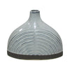Sagebrook Home 18475-01 Ceramic, 6" Half Dome Arch Vase, Blue