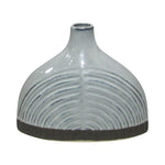 Sagebrook Home 18475-01 Ceramic, 6" Half Dome Arch Vase, Blue