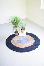 Kalalou A6217 Braided Round Seagrass Rug 46``