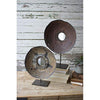Kalalou NGN1500 Set of Two Repurposed Metal Mirror On Stands